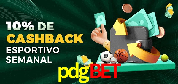 10% de bônus de cashback na pdgbet